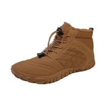Botas De Caminhada Unissex Para Inverno, Sem Cadarço, Quentes, Impermeáveis, Com Sola Zero Drop,