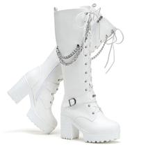 Botas de cano alto até o joelho SeiteHuud, moda feminina, salto alto Botas de cano alto até o joelho SeiteHuud, moda feminina, salto alto