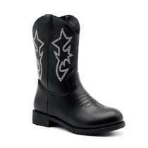 Botas de caubói, pré-adolescência, criança, garotinha, garotinha, garotinha, meninas, pretas Botas de caubói, pré-adolescência, criança, garotinha, garotinha, garotinha, meninas, pretas