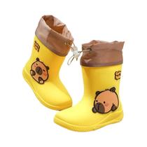 Botas De Chuva De Borracha Antiderrapantes Com Elástico Para Crianças, Desenho Animado De Capivara, Botas De Chuva De Borracha Antiderrapantes Com Elástico Para Crianças, Desenho Animado De Capivara,