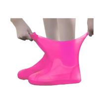 Botas De Chuva De Borracha De Silicone À Prova D'água Cobre Galochas Resistentes Aos Lábios Para