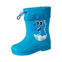 Botas De Chuva De Borracha Impermeáveis Para Crianças, Sapatos Aquáticos Infantis Com Desenho De