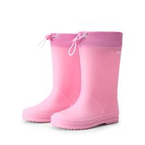 Botas de chuva DREAM PAIRS leves impermeáveis para crianças rosa