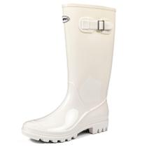 Botas de chuva femininas DKSUKO impermeáveis Wellington Bright White