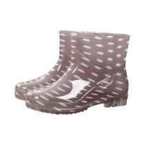 Botas De Chuva Femininas Estilosas, Impermeáveis, Antiderrapantes E Resistentes Ao Uso, Com Estampa