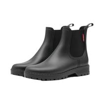 Botas De Chuva Femininas Leves Impermeáveis Antiderrapantes De Cano Curto Estilo Chelsea Em PVC