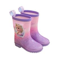 Botas De Chuva Impermeáveis E Antiderrapantes Da Princesa Elsa Para Meninas, Botas De Chuva Infantis