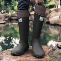 Botas De Chuva Masculinas De Cano Alto, Impermeáveis, Antiderrapantes, Estilo Casal, Para Pesca Ao