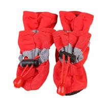 Botas de Chuva para Cães Pequenos - 4 Peças Resistentes à Água