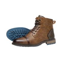 Botas De Couro Masculinas Até O Tornozelo Tamanho 7-13 Confortáveis E Novas AL605