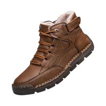 Botas De Couro Masculinas De Cano Alto Costuradas À Mão CLOHOO Edição Especial Para Caminhadas Botas De Couro Masculinas De Cano Alto Costuradas À Mão CLOHOO Edição Especial Para Caminhadas