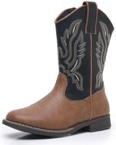 Botas de cowboy Apakowa Kids para meninos e meninas de estilo ocidental Botas de cowboy Apakowa Kids para meninos e meninas de estilo ocidental