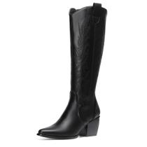 Botas de cowboy DREAM PAIRS SDKB224W femininas pretas tamanho 6 Botas de cowboy DREAM PAIRS SDKB224W femininas pretas tamanho 6