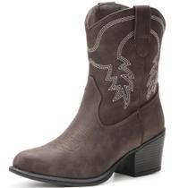 Botas de cowboy IXU Cowboy para mulheres na largura do tornozelo e meia panturrilha Botas de cowboy IXU Cowboy para mulheres na largura do tornozelo e meia panturrilha