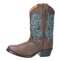 Botas de cowboy Smoky Mountain Monterey Brown Blue Boy 10,5 EUA