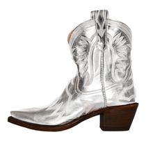 Botas de cowgirl HOCHFART com bordado metálico para mulheres