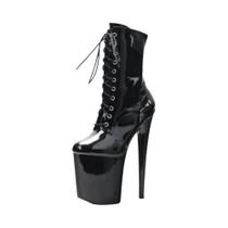 Botas De Dança Femininas Com Plataforma E Cadarço De 8 Polegadas, Tamanho 36-43, Para Pole Dance.