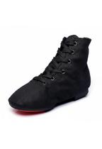 Botas de dança MSMAX Jazz Lace Up High Top pretas para mulheres