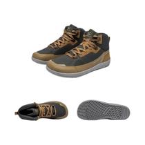 Botas De Hiking Unissex De Cano Médio, Antiderrapantes, Com Bico Largo, Em material sintético, Para
