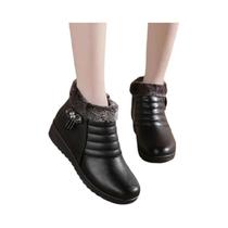 Botas De Inverno De Algodão Plush Em Tamanho Grande, Antiderrapantes, Confortáveis E Com Solado Botas De Inverno De Algodão Plush Em Tamanho Grande, Antiderrapantes, Confortáveis E Com Solado