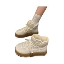 Botas De Inverno Femininas De Cano Alto Com Forro De Pelúcia Grossa, Quentes E Casuais, Estilo 2025 Botas De Inverno Femininas De Cano Alto Com Forro De Pelúcia Grossa, Quentes E Casuais, Estilo 2025