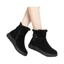 Botas De Inverno Femininas Para Neve, Calçados Curtos De Algodão Quente E Antiderrapante 2025