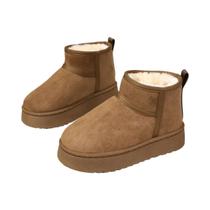 Botas De Inverno Femininas Quentes De Lã De Ovelha, Cano Baixo, Confortáveis E Modernas Botas De Inverno Femininas Quentes De Lã De Ovelha, Cano Baixo, Confortáveis E Modernas