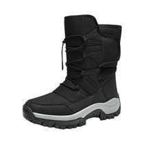 Botas De Inverno Impermeáveis Masculinas De Pelúcia Quente Antiderrapante Caminhadas Tornozelo Botas