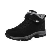 Botas De Inverno Masculinas Impermeáveis E Quentes Em Couro PU Com Sola Grossa, Estilo Casual