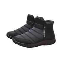Botas De Inverno Masculinas, Quentes, De Algodão, Com Zíper, Impermeáveis, Tênis De Neve, Calçados Botas De Inverno Masculinas, Quentes, De Algodão, Com Zíper, Impermeáveis, Tênis De Neve, Calçados