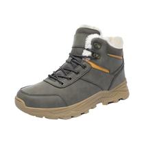 Botas De Inverno Masculinas Quentes De Pelúcia Para Caminhada E Uso Casual - Botas De Montanha