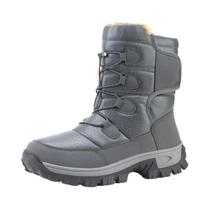 Botas De Inverno Masculinas Quentes E Impermeáveis Com Pelúcia, Cano Alto, Antiderrapantes Para Botas De Inverno Masculinas Quentes E Impermeáveis Com Pelúcia, Cano Alto, Antiderrapantes Para