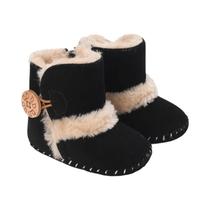 Botas De Inverno Para Bebês De 0 a 1 Ano, Quentes, Fofas, Com Solado Macio, Sapatos De Caminhada Em