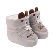 Botas De Inverno Para Bebês De 0 a 1 Ano, Quentes, Fofas, Com Solado Macio, Sapatos De Caminhada Em