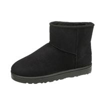 Botas De Inverno Unissex De Camurça Tamanho Grande Masculinas Slip on Acolchoadas Antiderrapantes De