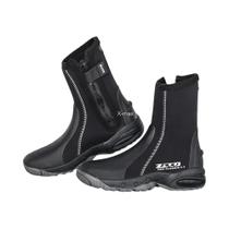 Botas De Mergulho De Neoprene De 5mm Com Zíper Lateral Para Homens E Mulheres, Calçados Para