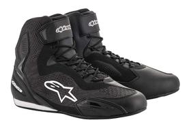 Botas de Motocicleta Alpinestars Faster-3 Rideknit - Preta - Tamanho 38