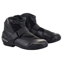 Botas de motocicleta Alpinestars SMX-1 R V2 ventiladas preto/vermelho 49
