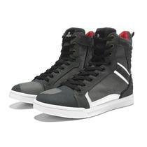 Botas de motocicleta BORLENI Street Riding Shoes para homens Grey 10 Botas de motocicleta BORLENI Street Riding Shoes para homens Grey 10