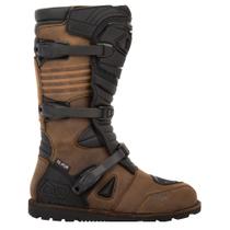 Botas de Motociclista MSR Impermeáveis Couro Marrom Tamanho 11 Botas de Motociclista MSR Impermeáveis Couro Marrom Tamanho 11