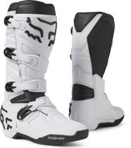 Botas de motocross Fox Racing Comp brancas tamanho 14