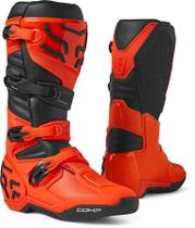 Botas de motocross Fox Racing Comp Flo Orange Tamanho 14