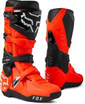 Botas de motocross Fox Racing Motion Flo Laranja Tamanho 10.5