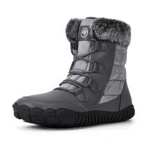 Botas de neve FANGARDEN à prova d'água de inverno para mulheres Botas de neve FANGARDEN à prova d'água de inverno para mulheres