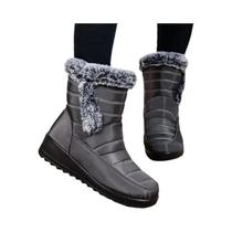 Botas De Neve Femininas De Inverno, Grossas, Quentes, Impermeáveis, Com Pelúcia, Antiderrapantes,