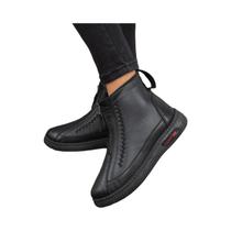 Botas De Neve Femininas Impermeáveis Antiderrapantes De Couro Grosso Com Forro De Lã Calçados Botas De Neve Femininas Impermeáveis Antiderrapantes De Couro Grosso Com Forro De Lã Calçados