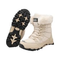 Botas De Neve Femininas Impermeáveis De Cano Médio Para Inverno, Quentes E Confortáveis, Botas De Botas De Neve Femininas Impermeáveis De Cano Médio Para Inverno, Quentes E Confortáveis, Botas De