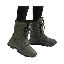 Botas De Neve Femininas Impermeáveis De Couro Para Inverno, Quentes E Acolchoadas, Para Caminhada E Botas De Neve Femininas Impermeáveis De Couro Para Inverno, Quentes E Acolchoadas, Para Caminhada E
