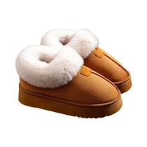 Botas De Neve Femininas Quentes E Fofas Com Plataforma, Antiderrapantes, Forradas Com Pelúcia, Botas De Neve Femininas Quentes E Fofas Com Plataforma, Antiderrapantes, Forradas Com Pelúcia,