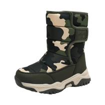 Botas de Neve Impermeáveis para Meninas - Com Pelúcia e Sola Antiderrapante